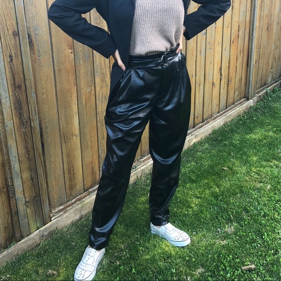 Nasty Gal faux-leather pants, size US 6 - Picture 7 of 7